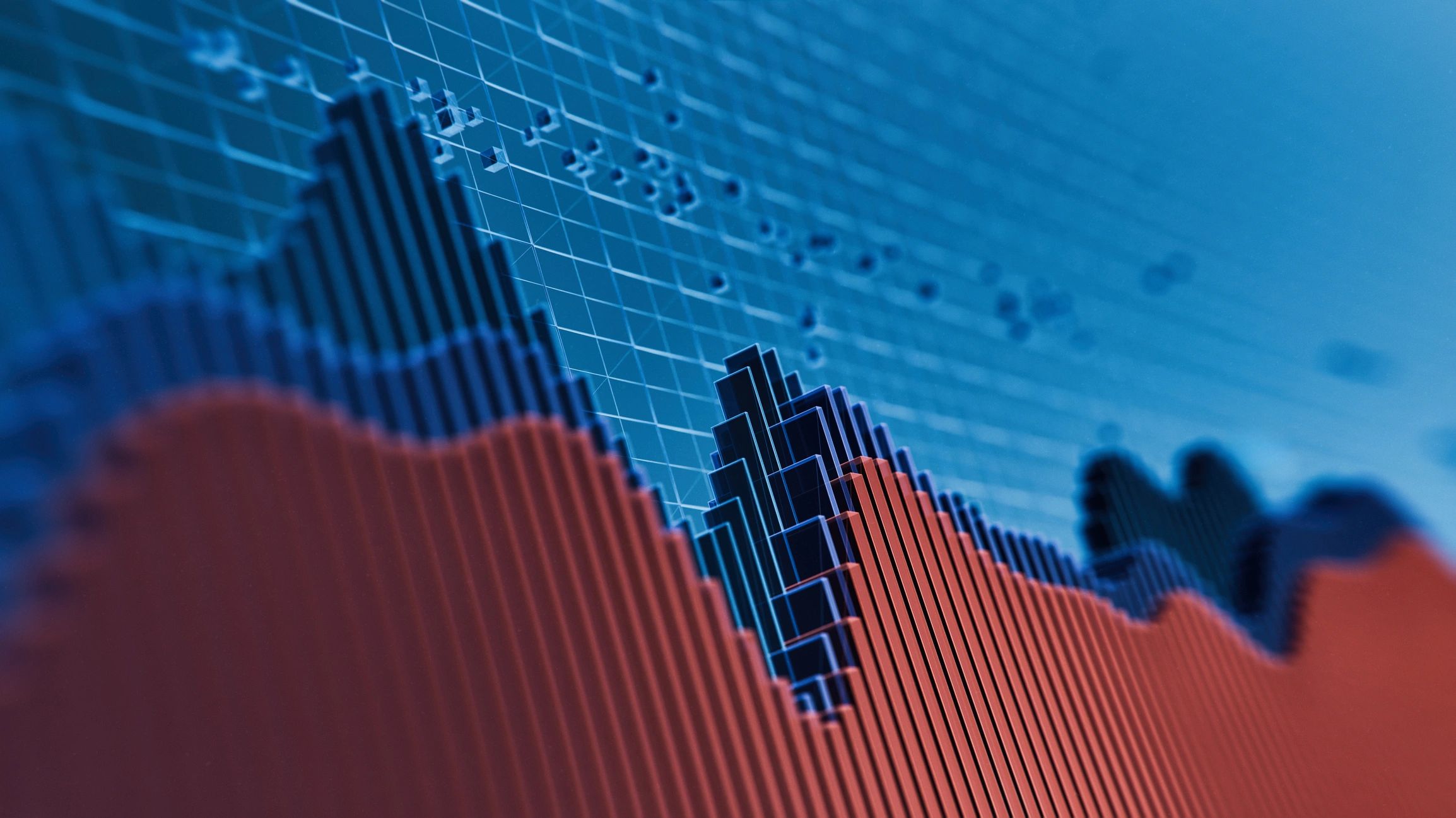 Digital analytics visualization representing marketing performance insights